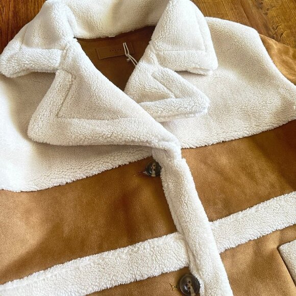 NWT BlankNYC teddy Sherpa micro suede jacket - Picture 3 of 6